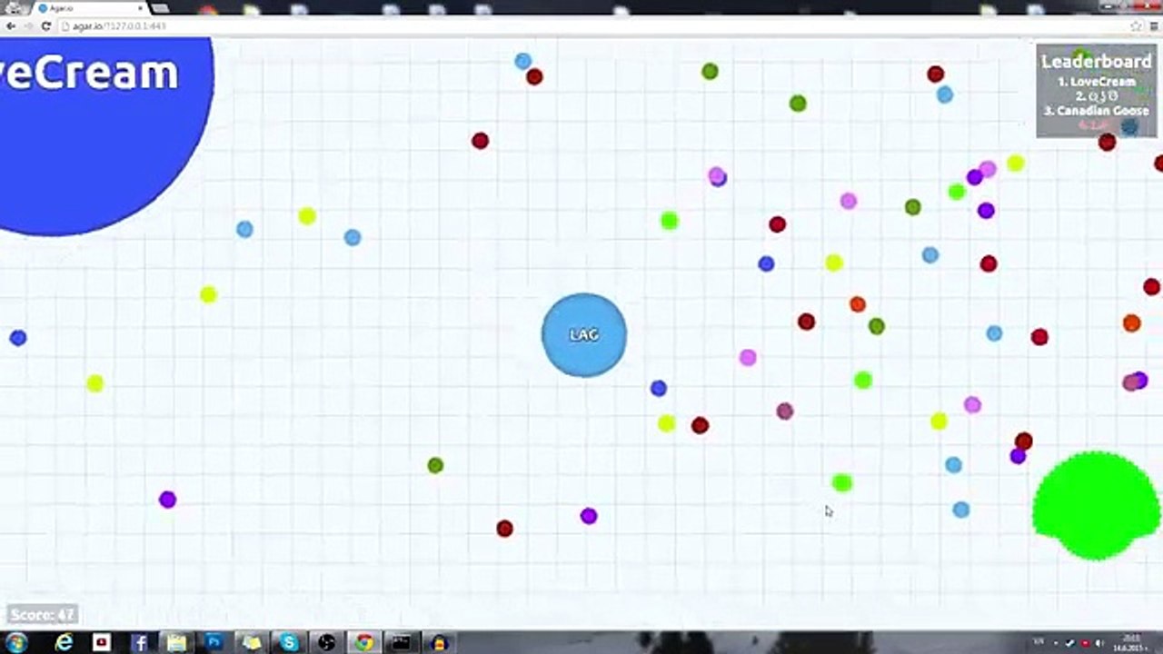 AGARIO UNLIMITED SPLITTING, BEING 128 LITTLE PIECES