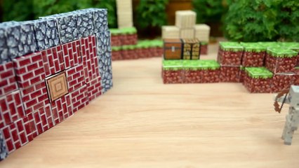 MineCraft Stop Motion マインクラフトストップモーション　スケルトンの練習