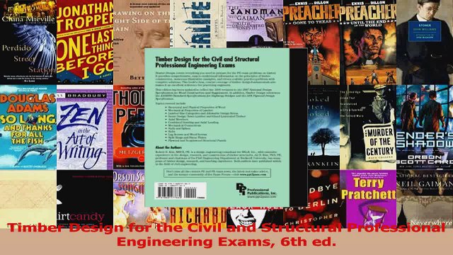 PDF Download Timber Design for the Civil and Structural Professional Engineering Exams 6th ed PDF Full Ebook