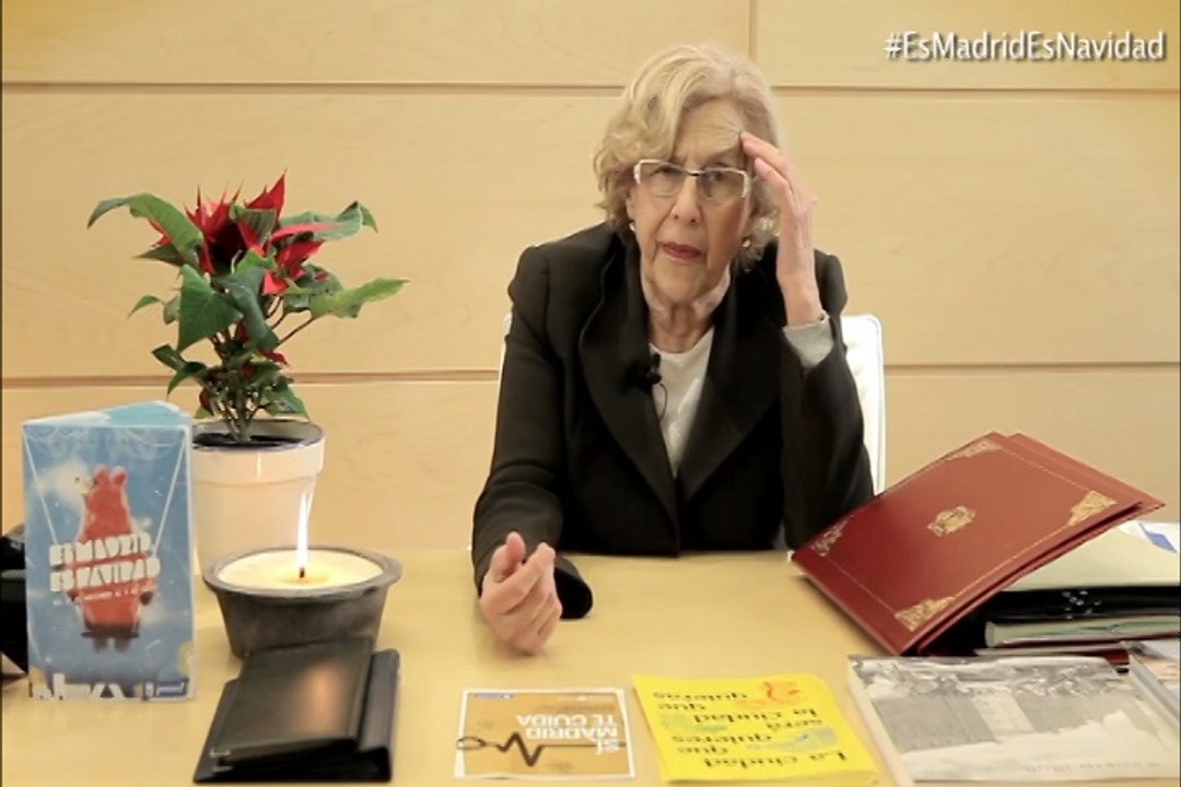 Mensaje de Navidad de la alcaldesa Manuela Carmena