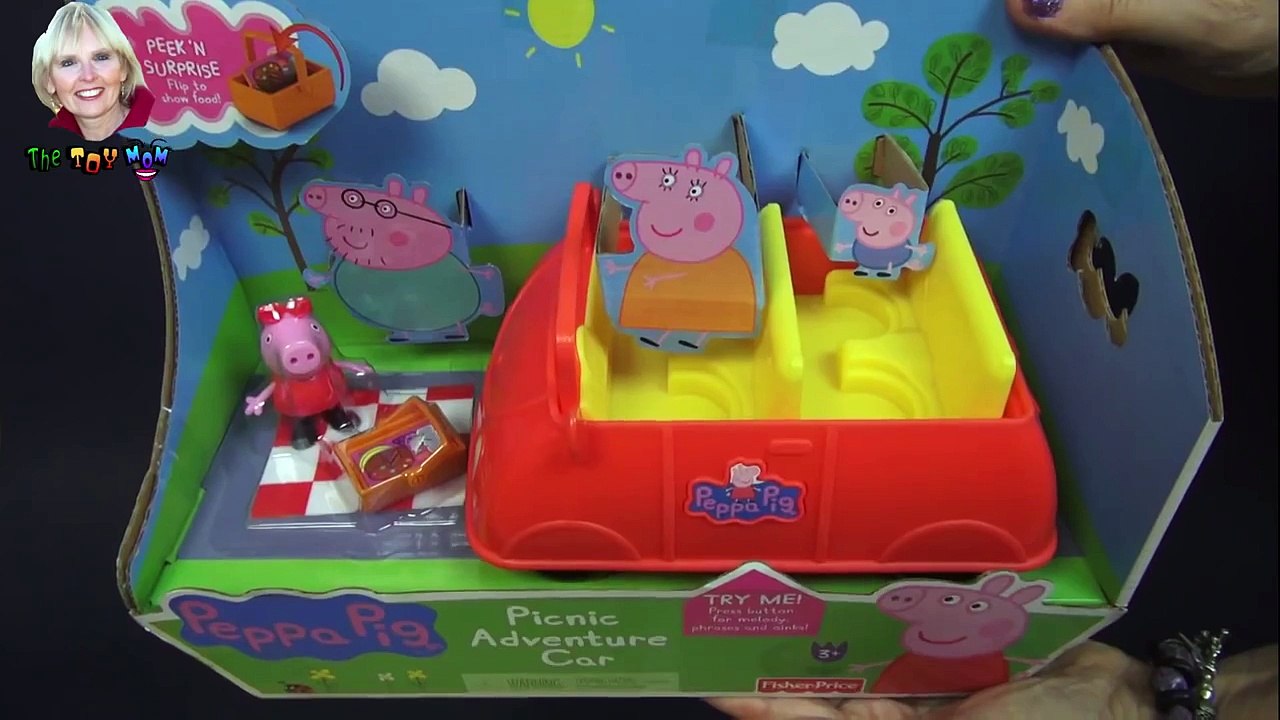 fisherprice ♥♥ Peppa Pig Picnic Adventure Car play doh Dailymotion Video