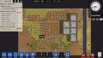 Let's Play Prison Architect Episode III - Forestry Rush