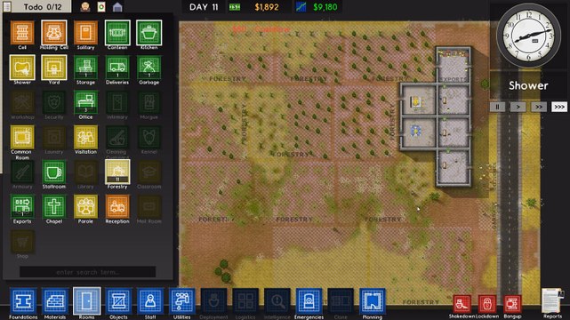 Let's Play Prison Architect Episode V - Forestry Rush