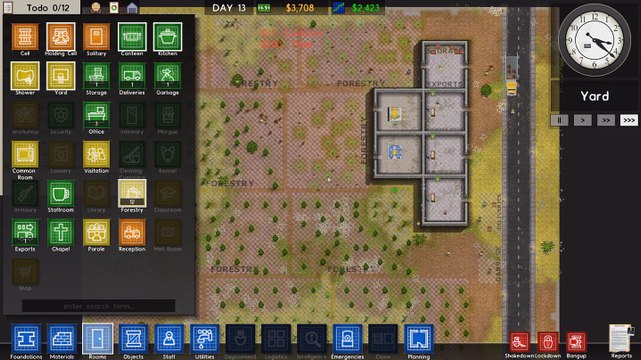 Let's Play Prison Architect Episode VI - Forestry Rush