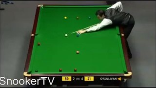 How did he get that in Ronnie O'sullivan