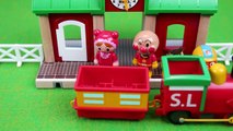 アンパンマンおもちゃアニメ いろんな乗り物 Dream Toy Collaboration Theatre! : “The Train Stop”