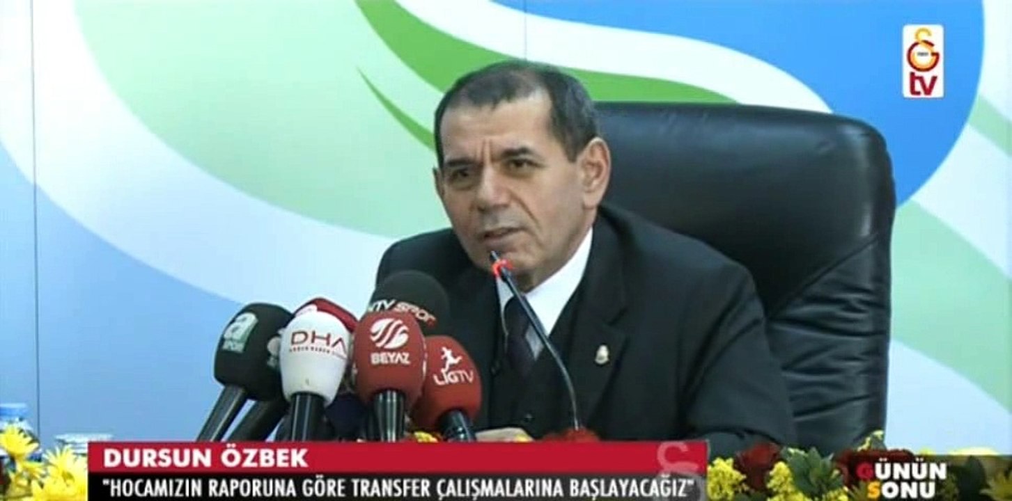 Dursun Özbek'in açıklamaları (24 Aralık 2015 )