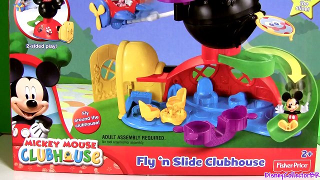 Mickey Mouse Fly n Slide Clubhouse Playset with Peppa Pig & Minnie Mouse by Disneycollect