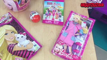 Barbie Dreamhouse 5 Secret Surprises Including Giant Egg Surprise + Kinder Egg + Blind Bag