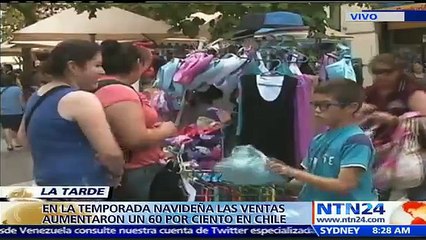 Aumentan más del 60% las ventas en Chile durante la temporada navideña