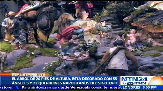 NTN24 presente en la ceremonia de inauguración del tradicional árbol navideño del Museo de Arte Metropolitano de Nueva York