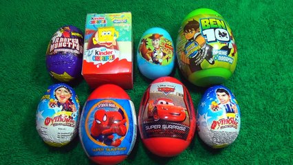 1 of 8 Surprise Eggs Super Surprise Egg MARVEL Spider Man Unboxing!