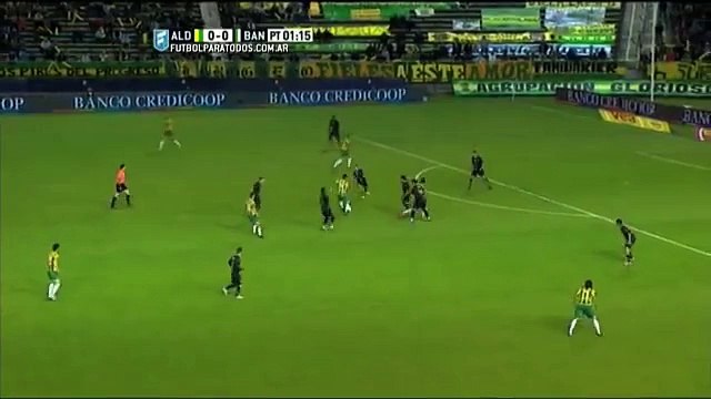 Sand tuvo la primera. Aldosivi 0 - Banfield 0. Final Liguilla Pre Sudamericana 2015. FPT