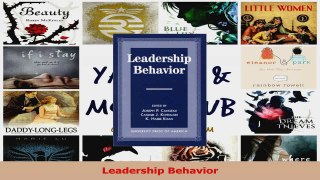 PDF Download  Leadership Behavior PDF Full Ebook