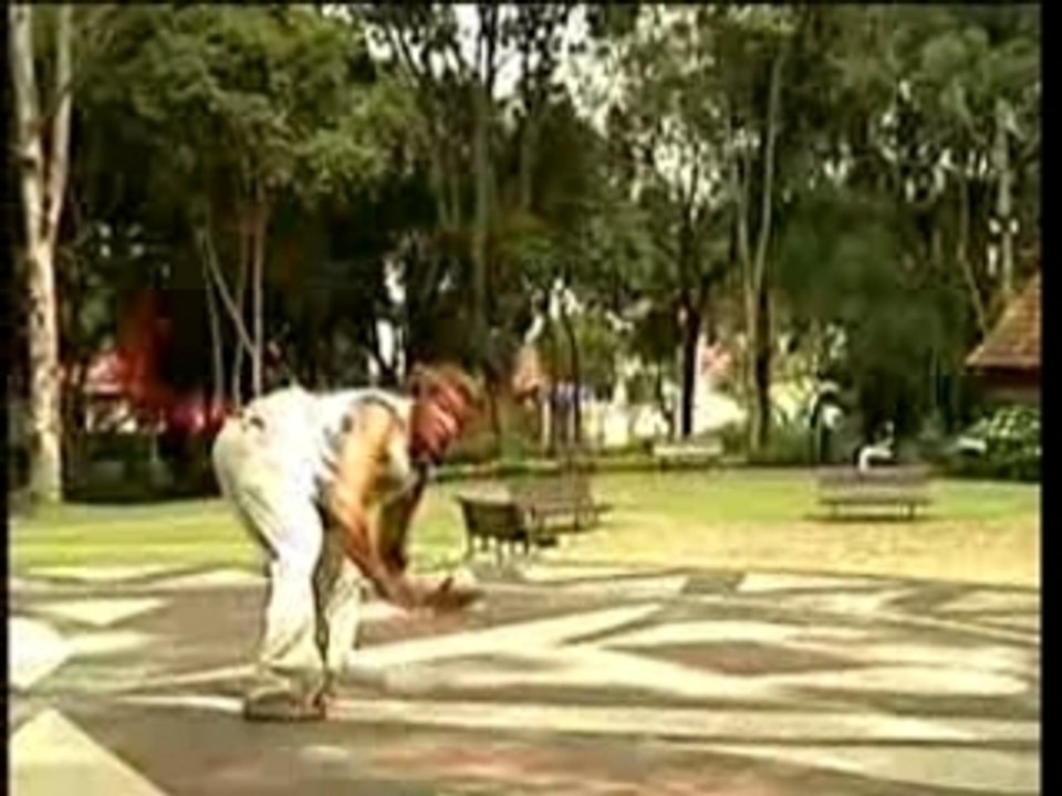 Capoeira acrobatics