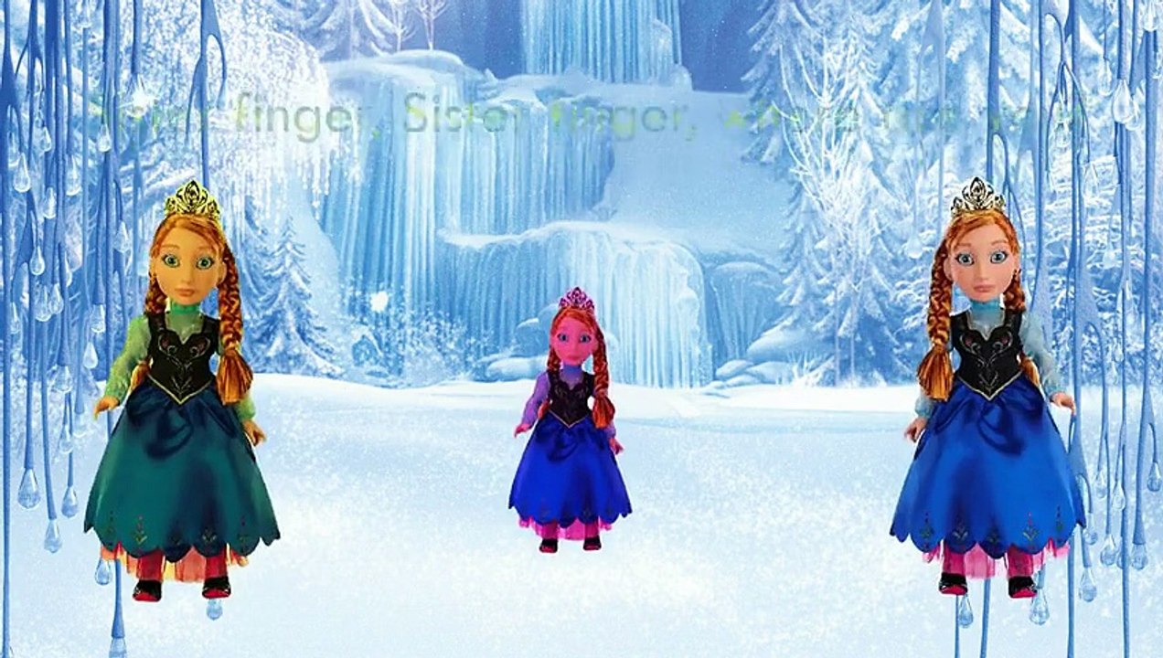 Frozen Finger Family Elsa Anna Family Cartoon Animation Nursery Rhymes Kristoff Finger Fam