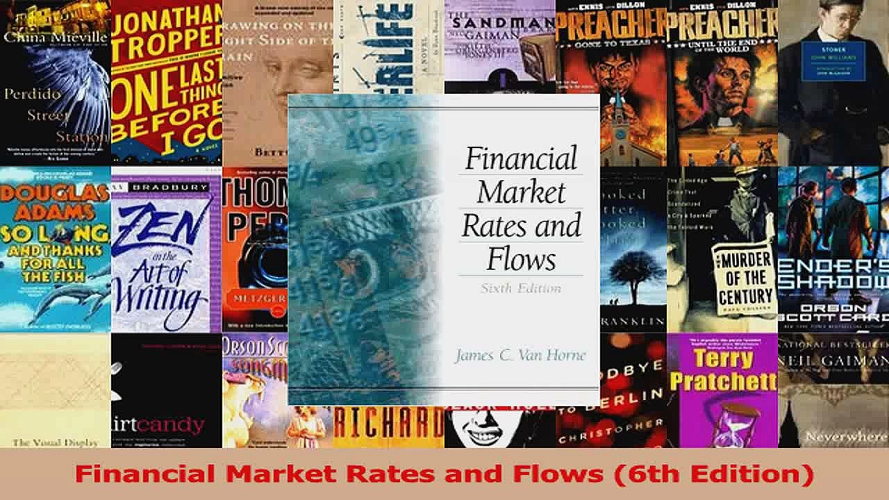 PDF Download  Financial Market Rates and Flows 6th Edition PDF Online