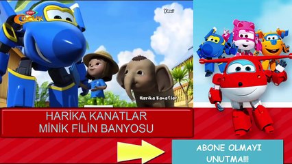 Harika Kanatlar Minik Filin Banyosu