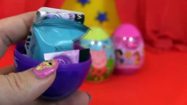 hello kitty surprise Kinder Surprise Eggs Violetta Peppa Pig Disney Princess Hello Kitty Mickey