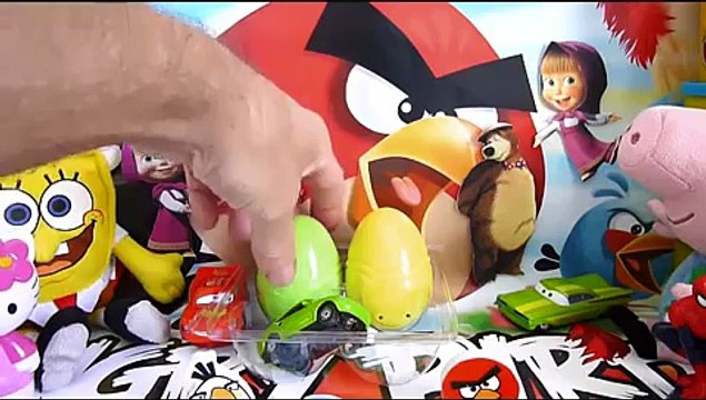 Kinder SMURFS Маша и Медведь, Masha i Medved Disney,Toys Cars Frozen masha and the bear