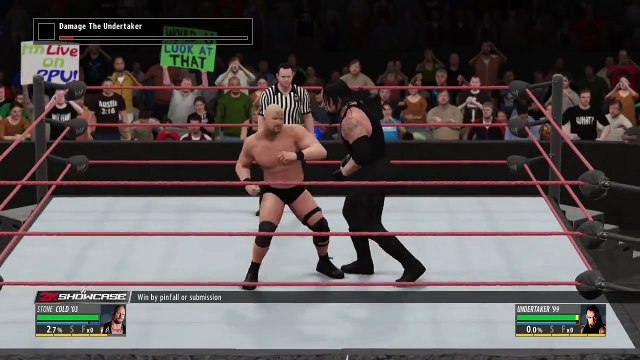 Stone Cold vs. The Undertaker (Fully Loaded 1999): WWE 2K16 2K Showcase walkthrough Part 1