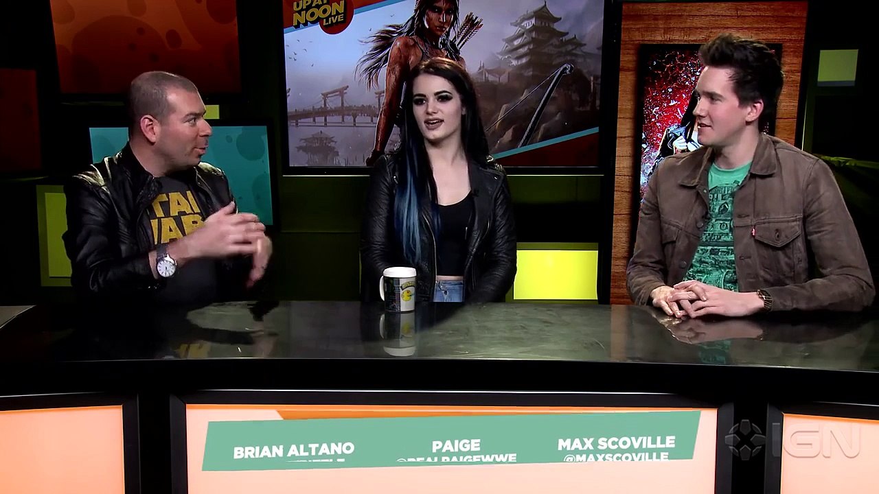 Paige from WWE on Strong Female Roles - Up at Noon