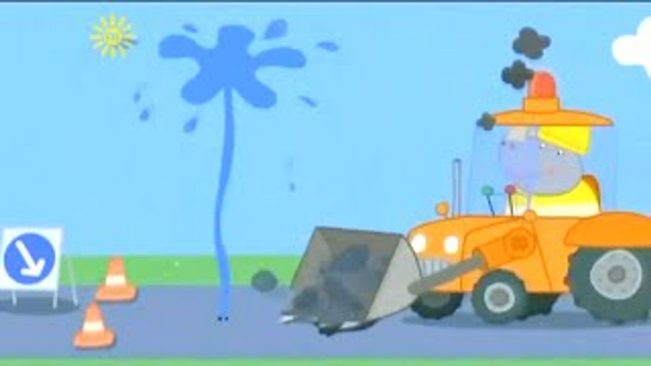Peppa Pig - Escavação na estrada - Português
