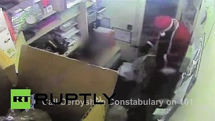 Bad Santa_ Man robs KFC in Father Christmas outfit 2015