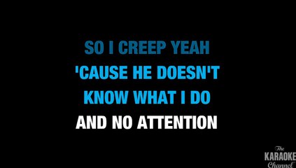 Creep in the Style of TLC karaoke video with lyrics (no lead vocal)