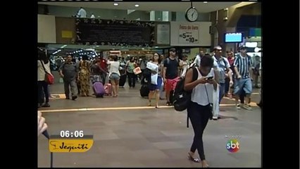 Véspera de Natal deixa rodoviárias movimentadas