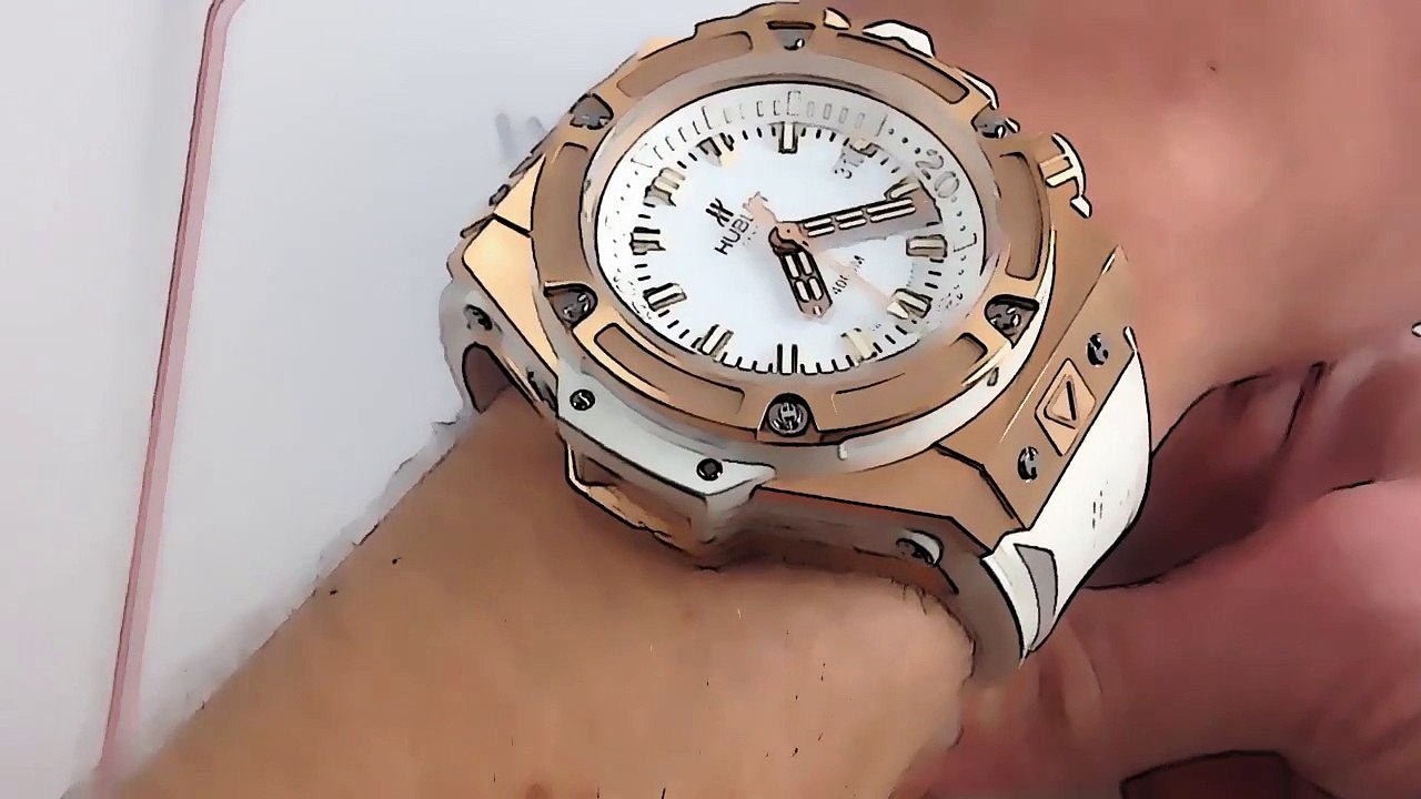 Hublot King Power Oceanographic 4000M White and Gold