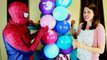 Giant Balloon Pop Challenge Giant Rope Tower Surprise Toys & Disney Princess Balloons Disn