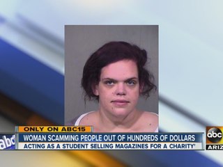 Woman back on the streets after being arrested for scamming people