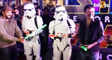 R. Madhavan and Rajkumar Hirani at Hollywood Movie Star Wars The Force Awakens Premiere