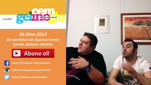 Bir memleket adı duyunca hemen tanıdık söyleyen adamlar ● Cem Gelinoğlu Vine