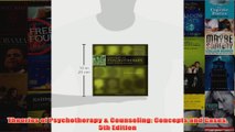 Theories of Psychotherapy  Counseling Concepts and Cases 5th Edition