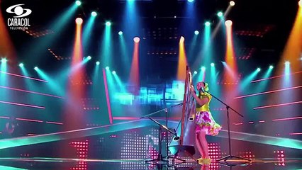 María José cantó Aquí les traigo joropo de Alberto Santos LVK Colombia Audiciones a cieg