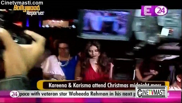 Stars ne attend Kiya Christmas Midnight Mass 25th December 2015 Cinetvmasti.com