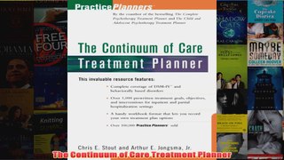 The Continuum of Care Treatment Planner