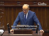 Poseł Mieczysław Kasprzak - Wystąpienie z dnia 18 listopada 2015 roku.