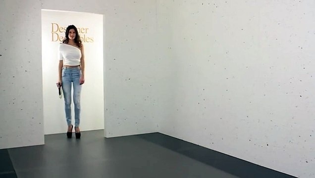 High Waisted Distressed Bleach Blue Skinny Jeans | Latest Fashion Designs | Hot Models