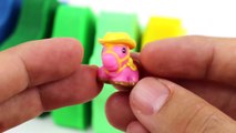 play doh Play Doh Rainbow Surprise Eggs Peppa Pig Spongebob Frozen Disney Cars peppa pig