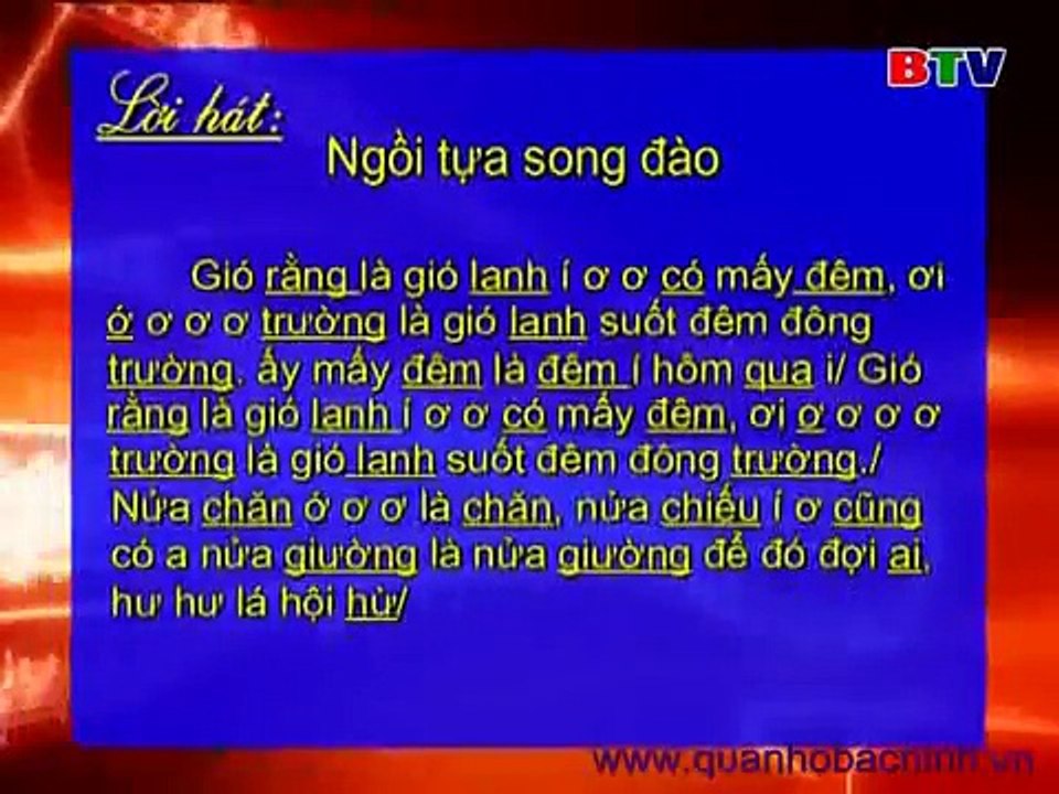 Dạy hát quan họ Ngồi tựa song đào - NSƯT Hải Xuân