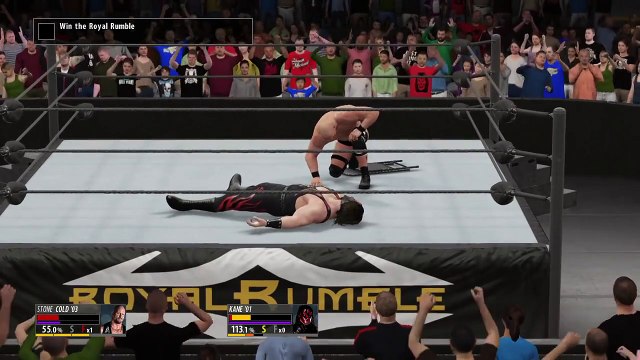 Stone Cold Steve Austin at Royal Rumble 2000: WWE 2K16 2K Showcase walkthrough Part 20