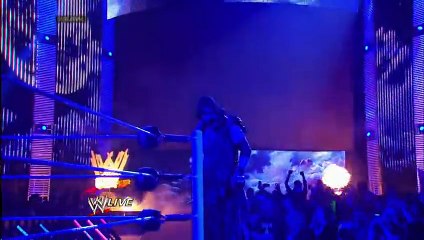 Brock Lesnar is surprised by the return of The Undertaker