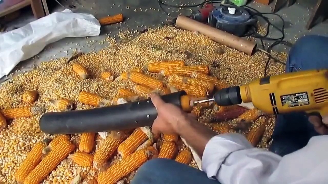 Очистка кукурузы