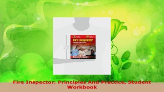 Read  Fire Inspector Principles And Practice Student Workbook Ebook Free