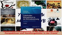 Lesen  Stakeholder Management in der Restrukturierung Perspektiven und Handlungsfelder in der Ebook Frei