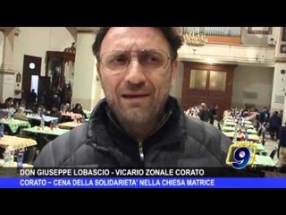 CORATO | Cena della solidarietà nella Chiesa Matrice
