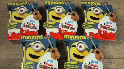 MINIONS Kinder Surprise Egg MEGA UNBOXING NEW Series 2015